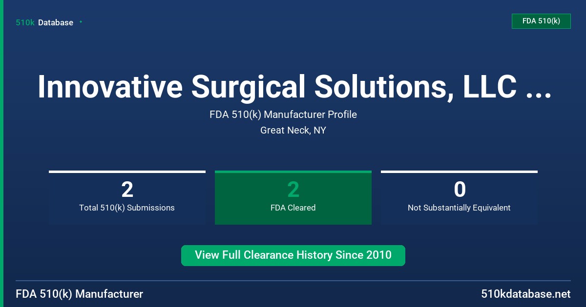 Innovative Surgical Solutions, LLC (